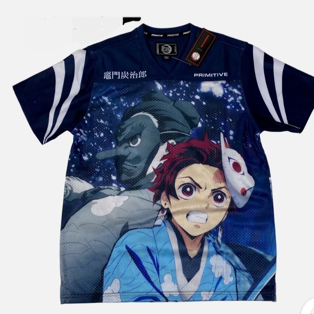 Primitive Blue Anime Character Jersey